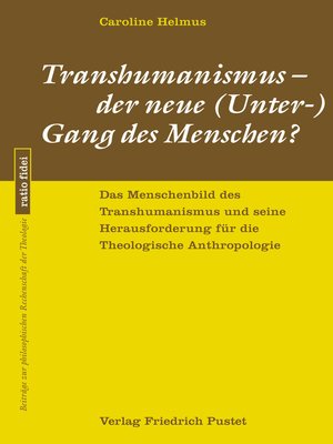 cover image of Transhumanismus--der neue (Unter-) Gang des Menschen?